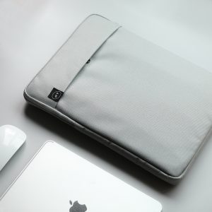 15 inch Laptop Sleeve Padded Travel Carry Case Bag L size LUKE GREY - Image 3