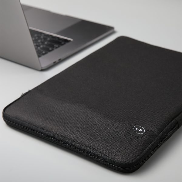 15.6/16 inch Laptop Sleeve Padded Travel Carry Case Bag XL size LUKE BLACK - Image 6