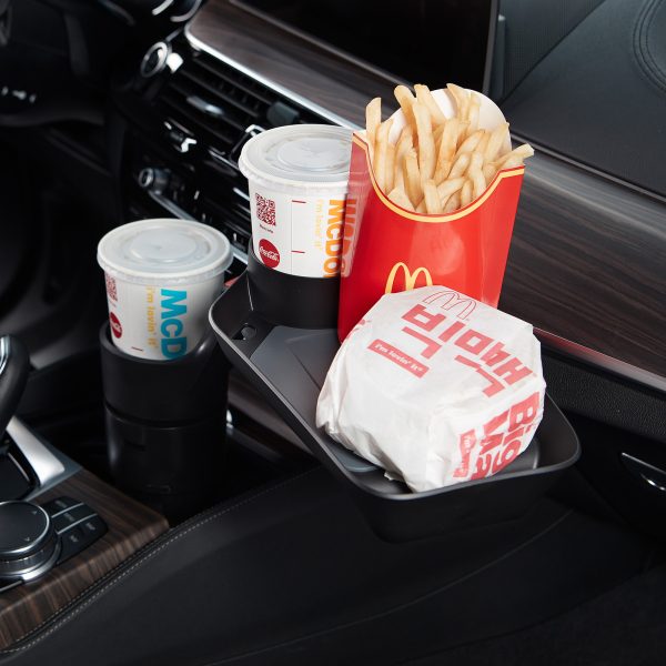 Kustom 10W Car Cup Holder Extension Fast Wireless Charger Tray - Image 5