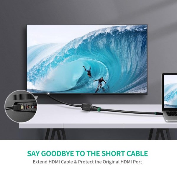 UGREEN 10145 4K 3D HDMI Male to Female Extension Cable 3M - Image 4
