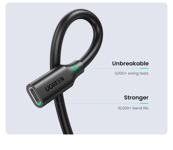 UGREEN 10387 USB-C Extension Cable 1M - Image 3