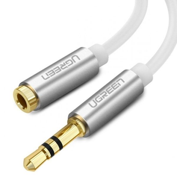 UGREEN 10778 3.5mm Male to 3.5mm Female Extension Cable 5m (White) - Image 3