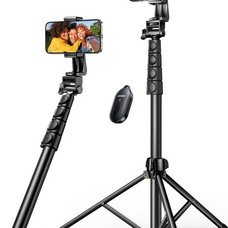 UGREEN 15609 Cell Phone Selfie Stick Tripod 1.7m with Bluetooth Remote - Image 2