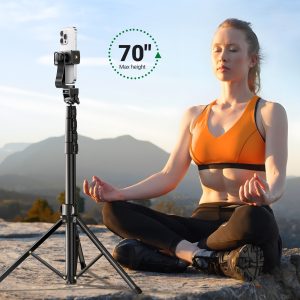 UGREEN 15609 Cell Phone Selfie Stick Tripod 1.7m with Bluetooth Remote - Image 6