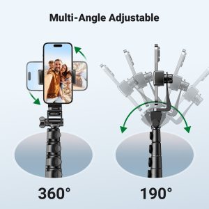 UGREEN 15609 Cell Phone Selfie Stick Tripod 1.7m with Bluetooth Remote - Image 8