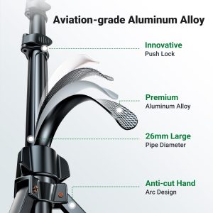 UGREEN 15609 Cell Phone Selfie Stick Tripod 1.7m with Bluetooth Remote - Image 10