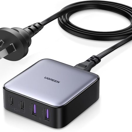 UGREEN 15611 65W USB-C Charger, Nexode 4-Port GaN II Charging Station