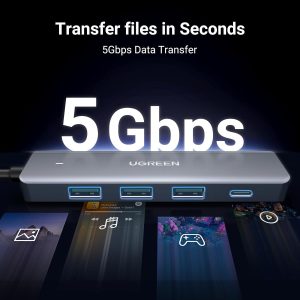 UGREEN 15920 4-Port USB 3.0 Hub - Image 3