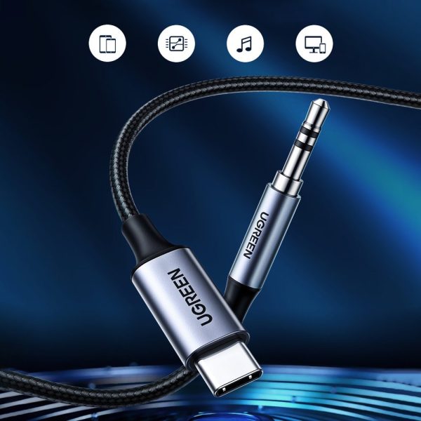 UGREEN 20192 USB-C to 3.5mm Male Audio Cable with Chip 1M - Image 7