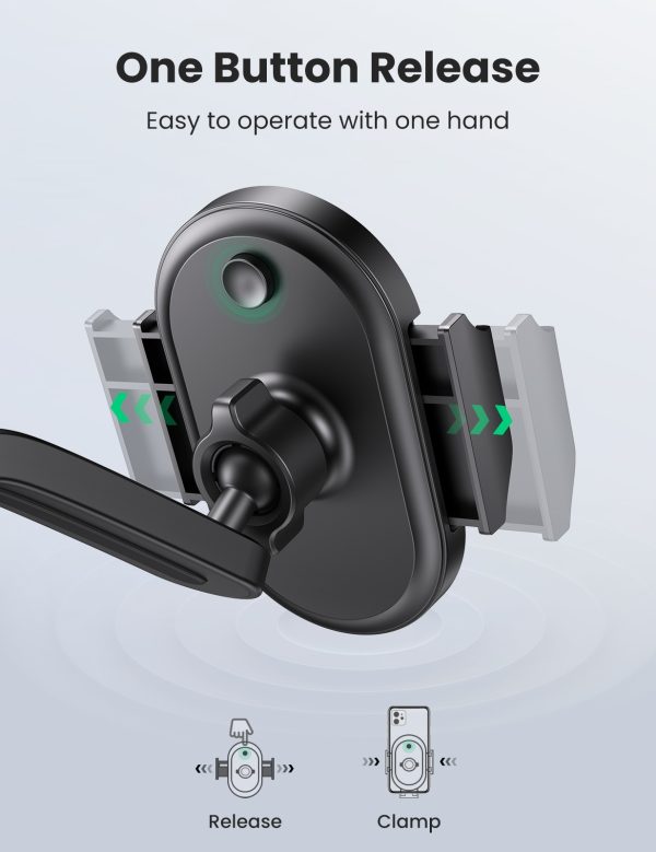 UGREEN 20473 Waterfall-Shaped Suction Cup Phone Mount - Image 5