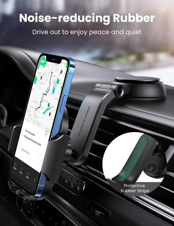 UGREEN 20473 Waterfall-Shaped Suction Cup Phone Mount - Image 6