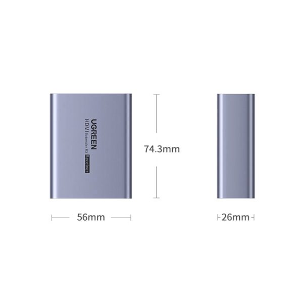 UGREEN 20519 HDMI Extender 1080P 70m Via RJ45 - Image 3