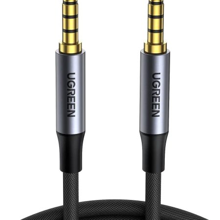 UGREEN 20785 3.5mm Braided 4-Pole Audio Cable Male to Male 3m
