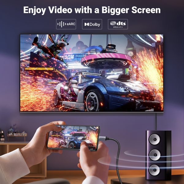 UGREEN 25158 USB-C to DisplayPort 8K Cable 2m - Image 9