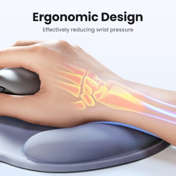 UGREEN 25243 Ergonomic Mouse Pad with Wrist Rest Green - Image 2