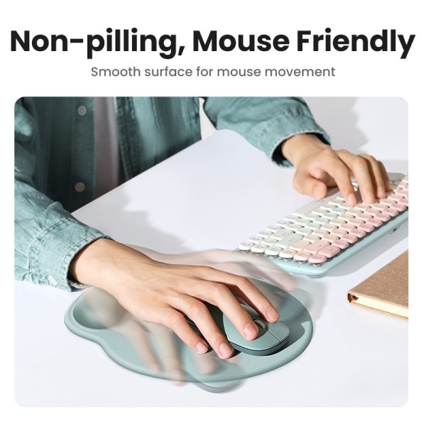 UGREEN 25243 Ergonomic Mouse Pad with Wrist Rest Green - Image 5
