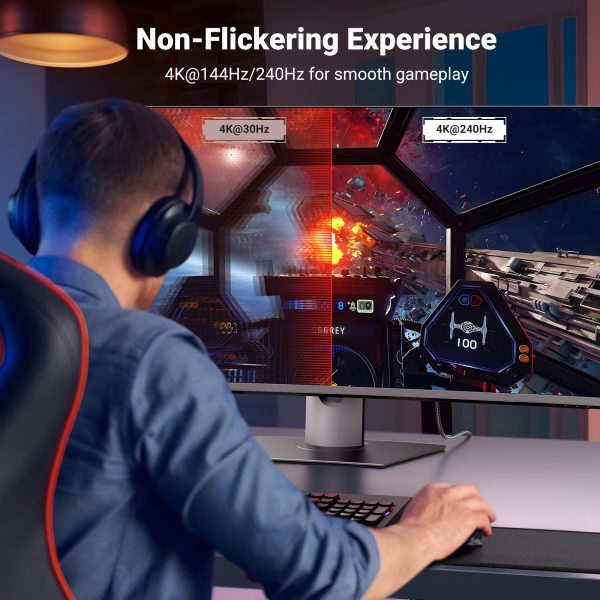 UGREEN 25839 USB-C to DisplayPort 8K Cable 3m - Image 4