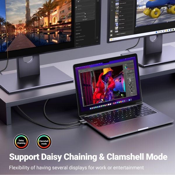 UGREEN 25839 USB-C to DisplayPort 8K Cable 3m - Image 6