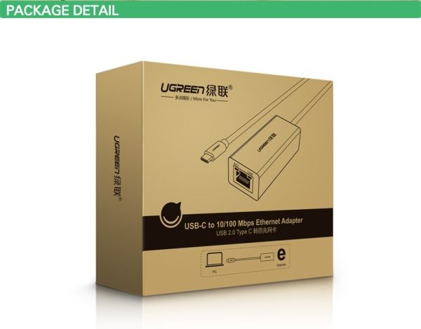 UGREEN 30287 USB-C 10/100Mbps Ethernet Adapter - Image 8