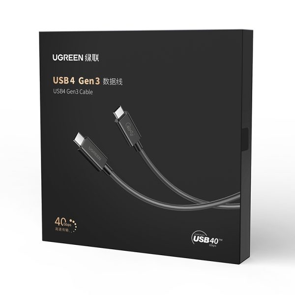UGREEN 30691 Type-C USB4 Gen3 Cable 0.8M - Image 4