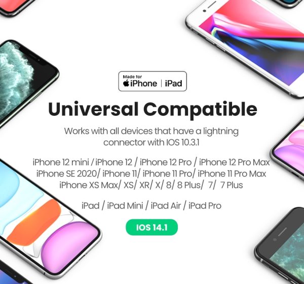 UGREEN 30759 iPhone 8-pin to 3.5mm Headphone Adapter - Image 5