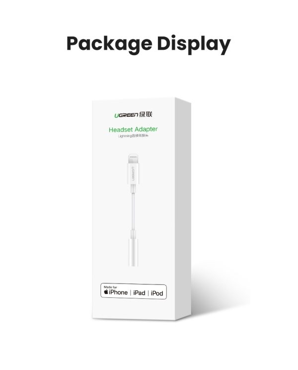 UGREEN 30759 iPhone 8-pin to 3.5mm Headphone Adapter - Image 8