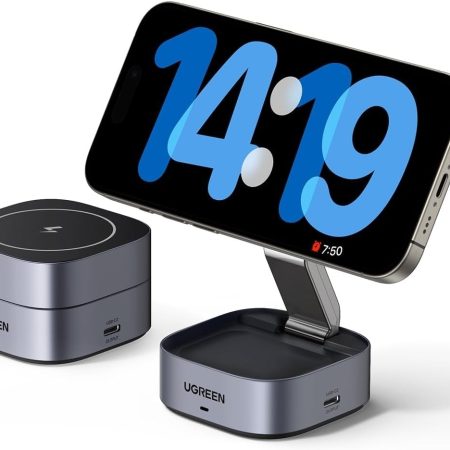UGREEN 35278 2-in-1 Magsafe Wireless Charger with Stand