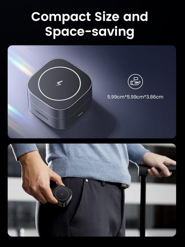 UGREEN 35278 2-in-1 Magsafe Wireless Charger with Stand - Image 8