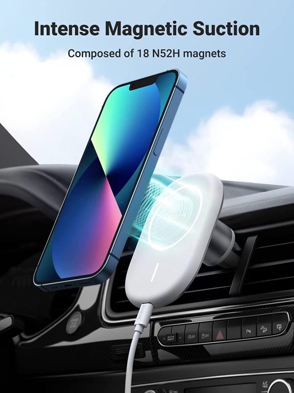 UGREEN 40117 Magnetic Wireless Car Charger - Image 2