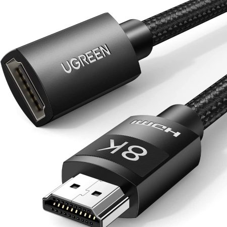 UGREEN 40447 HDMI Extension Cable 8K 60Hz 48Gbps Male to Female Cable 1M
