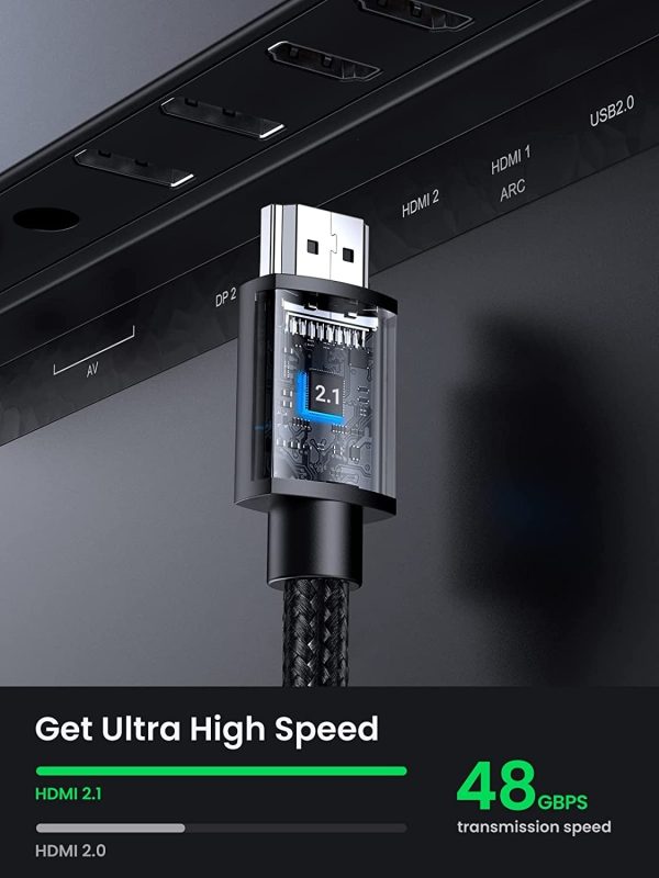 UGREEN 40447 HDMI Extension Cable 8K 60Hz 48Gbps Male to Female Cable 1M - Image 2