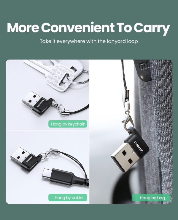 UGREEN 50568 USB-C 3.1 Female to USB-A 2.0 Male Adapter - Image 5