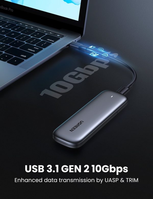 UGREEN 60354 Enclosure for M.2 PCI-E NVME SSD - Image 4