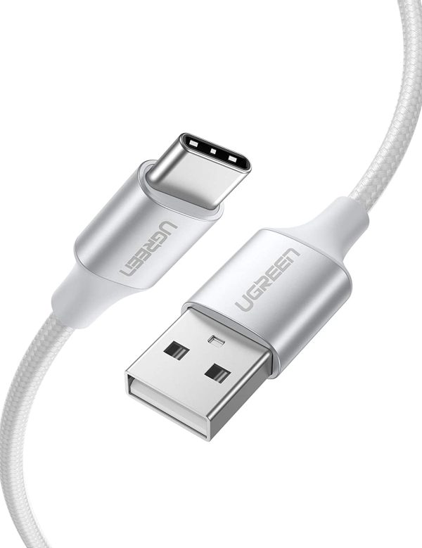 UGREEN 60409 USB-A to USB-C Charging Cable 3M (Silver White) - Image 3