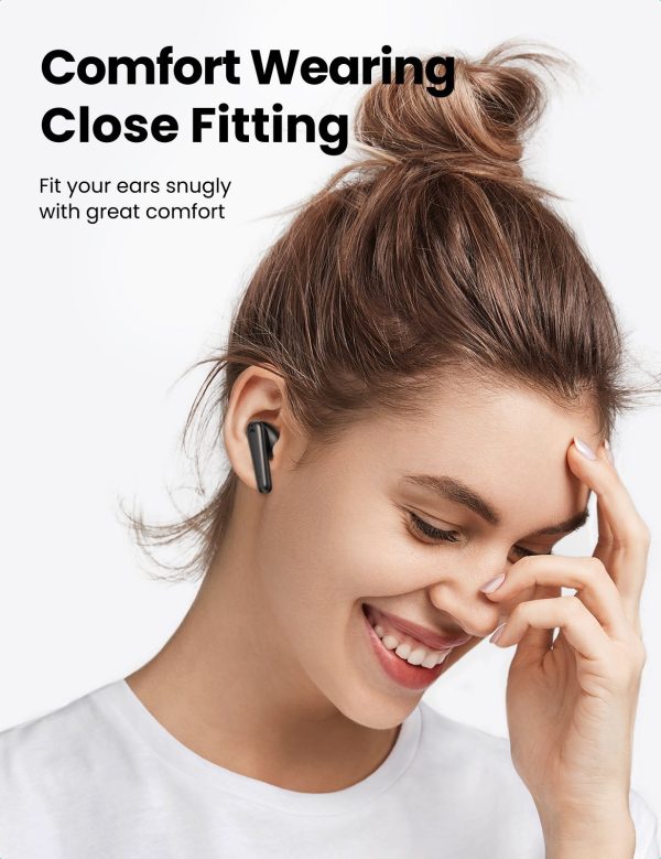 UGREEN 80650 T1 Wireless Earbuds White - Image 4