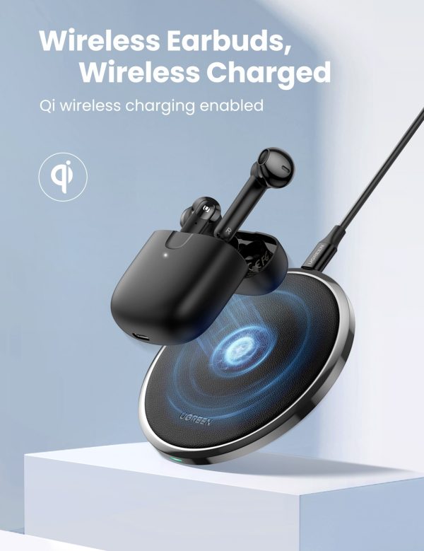 UGREEN 80653 T2 Wireless Earbuds Black - Image 6