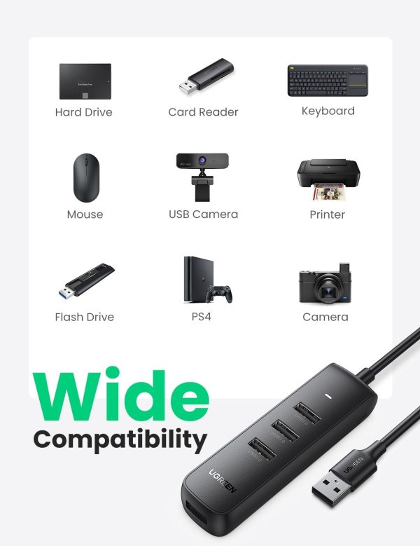 UGREEN 80657 USB 3.0 4-Port Hub - Image 3