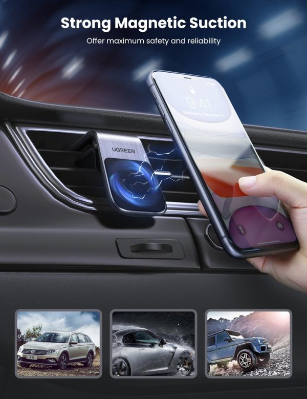UGREEN 80712 Magnetic Air Vent Car Holder - Image 2