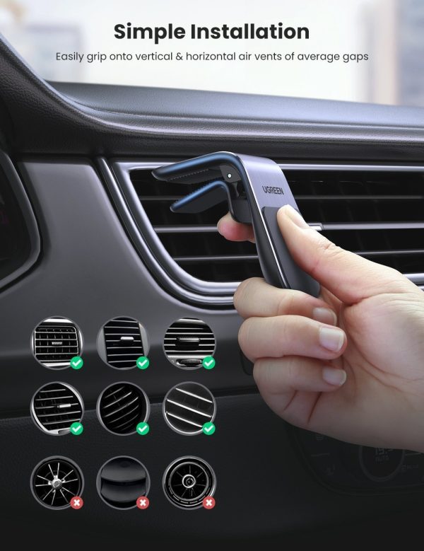 UGREEN 80712 Magnetic Air Vent Car Holder - Image 5