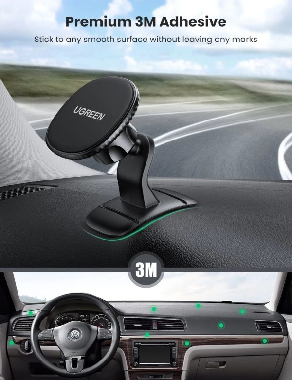 UGREEN 80785 Magnetic Phone Car Mount - Image 2