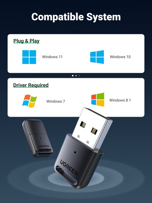 UGREEN 80890 Bluetooth 5.0 USB Adapter - Image 4