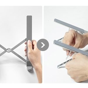 UGREEN 90312 Foldable Laptop Stand (Space Gray) - Image 3