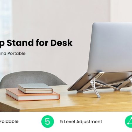 UGREEN 90312 Foldable Laptop Stand (Space Gray) - Image 4