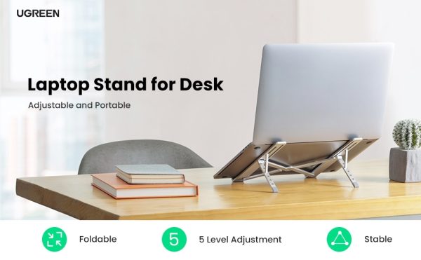 UGREEN 90312 Foldable Laptop Stand (Space Gray) - Image 4