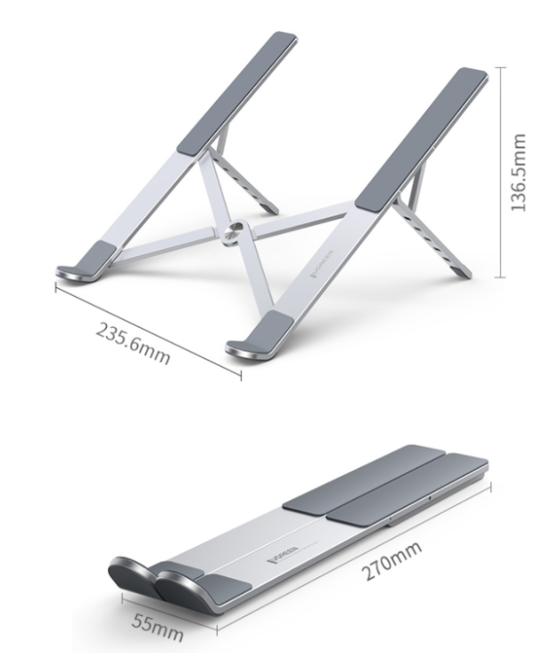 UGREEN 90312 Foldable Laptop Stand (Space Gray) - Image 9