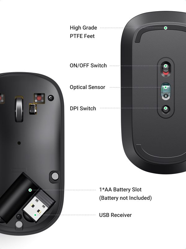 UGREEN 90372 Slim 2.4G Wireless Mouse - Image 6