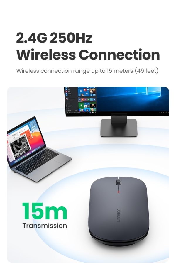 UGREEN 90373 Slim 2.4G Wireless Mouse - Image 2