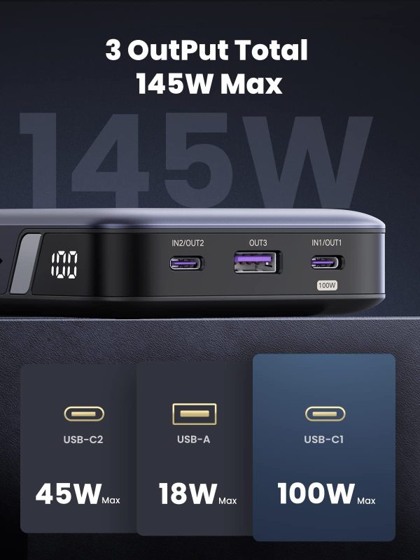 UGREEN 90597A 145W 25000mAh Power Bank for Laptop - Image 7