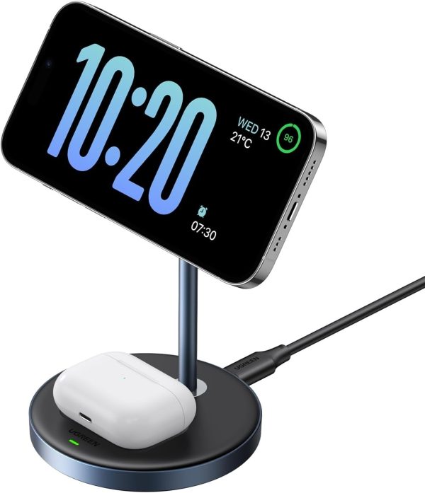 UGREEN 90668 2-in-1 Magnetic Wireless Charging Station - Image 2