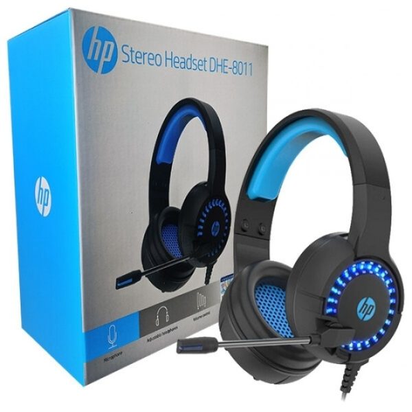 HP DHE-8011UM USB + 3.5mm with LED Stereo Gaming Headset - Image 5
